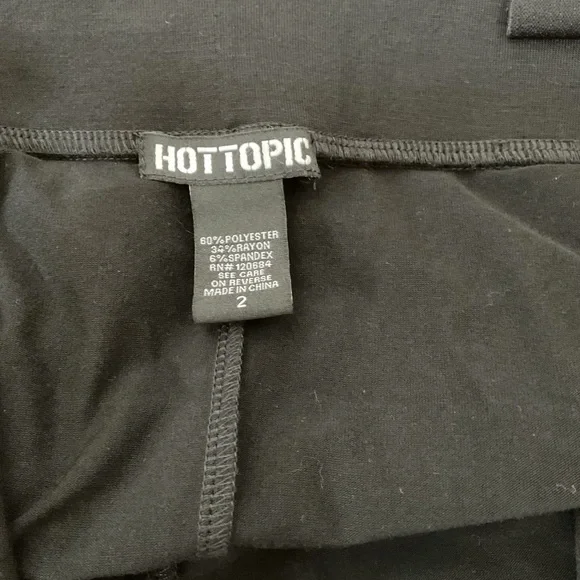 Black Suspender Circle Skirt Plus size - Picture 4 of 4